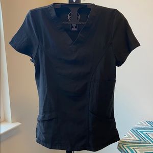 Black scrub top *not worn during covid*